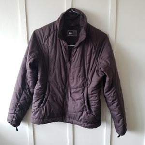 REI Down Alternative Puffer Jacket Chocolate Plum